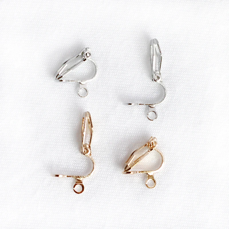 20pcs/Lot Ear Clip DIY Handmade Earrings Findings Jewelry Findings Parts Wholesale AS06