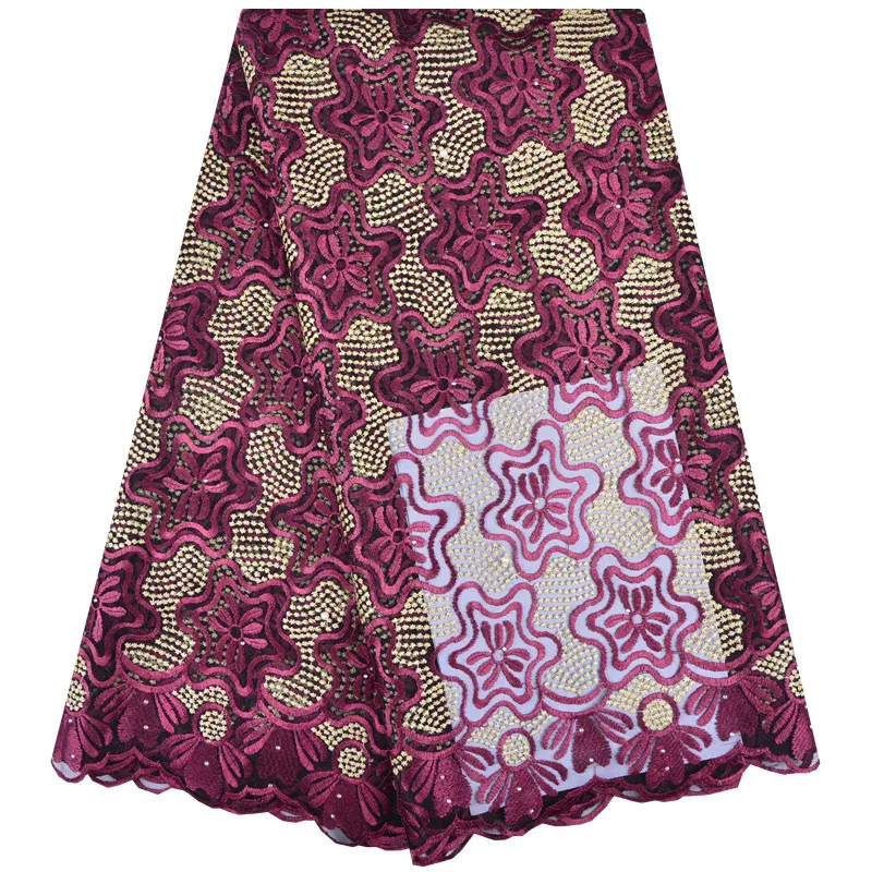 

African Lace Fabric Women Flower Net Lace Fabric High Quality African Tulle Lace Fabric French Lace Fabric For Wedding 1222