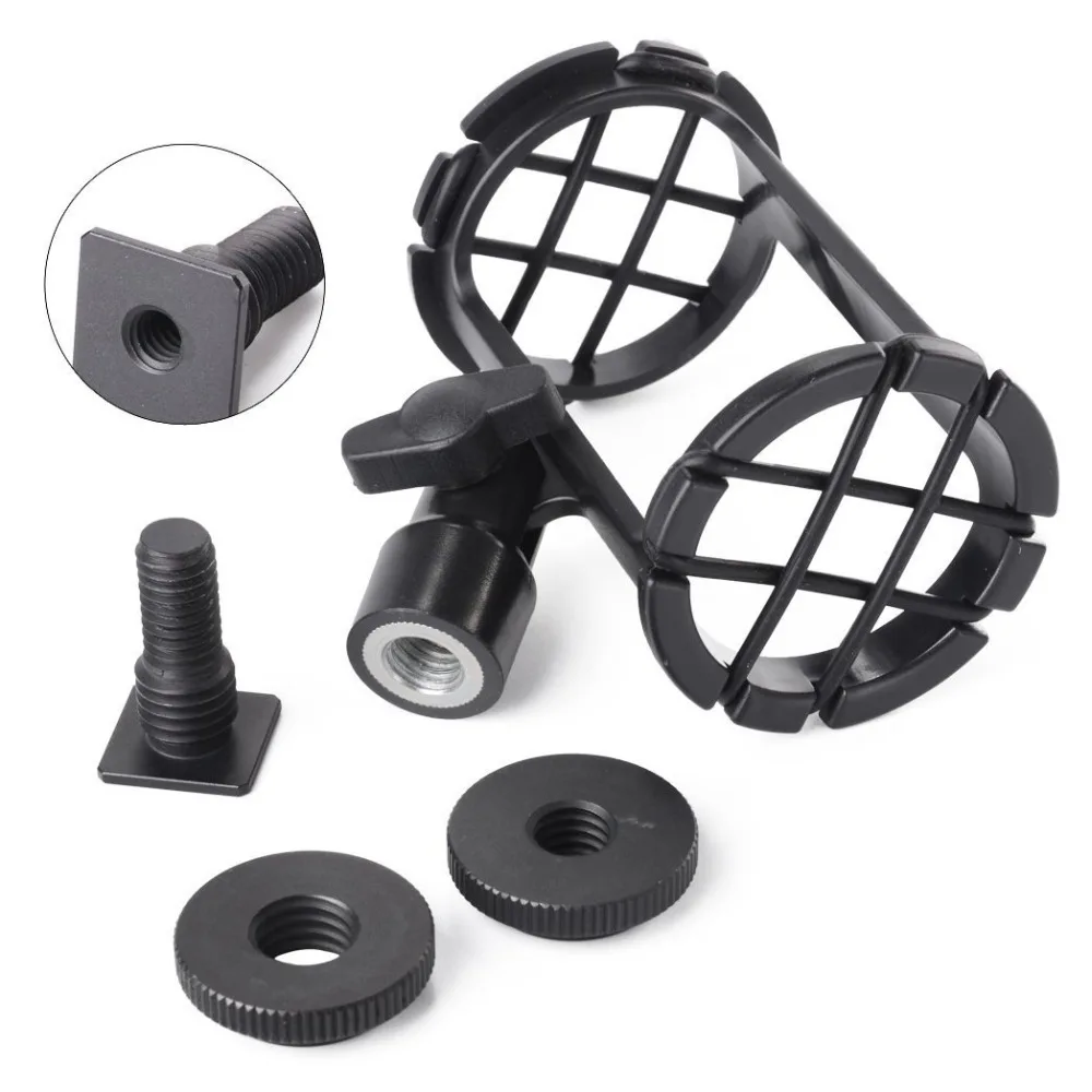 Microphone Shock Mount for AKG D230 Senheisser ME66 Rode NTG-2 NTG-1 Audio-Technica AT-875R Sony ECM-CG50 Shotgun Microphones