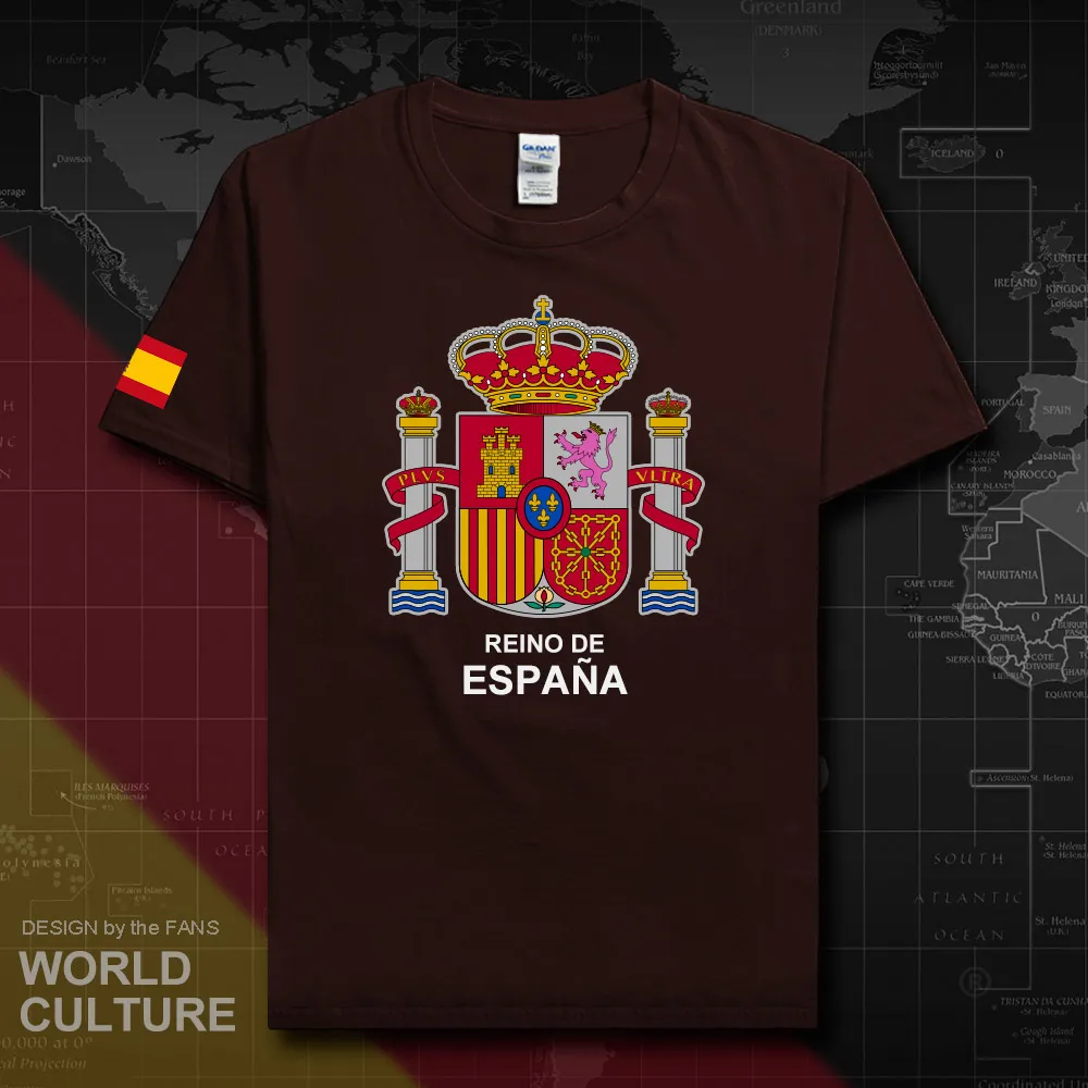 Kingdom of Spain Espana t shirt man 2018 t-shirts cotton nation team cotton meeting tees fitness ESP Spanish Spaniard new 20