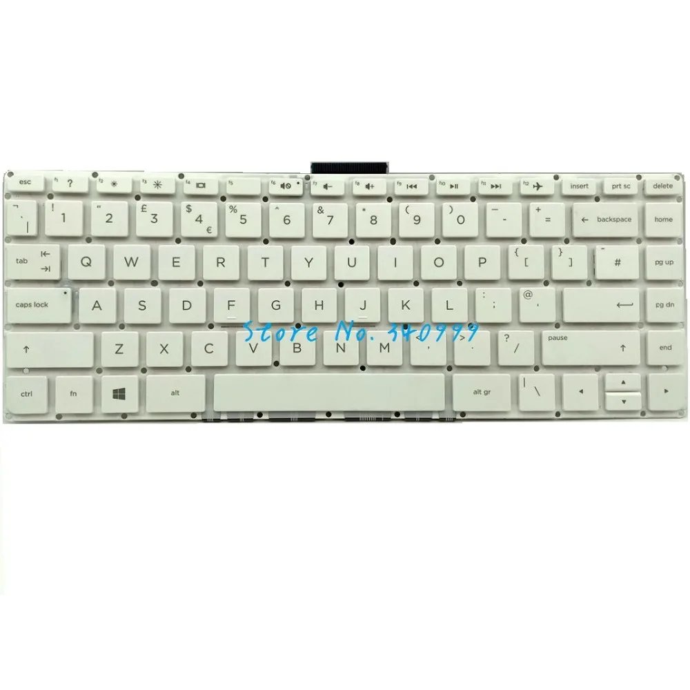 New org for HP Pavilion 14-ax 14-ax000 14-ax100 US White Keyboard