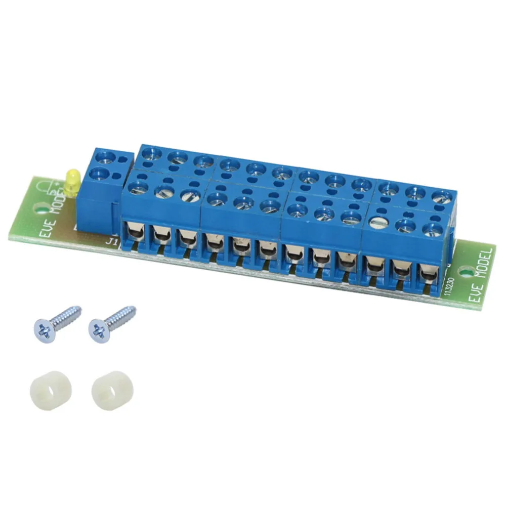 Evemodel 1 Set Power Distribution Board With Status LEDs for DC and AC Voltage PCB001