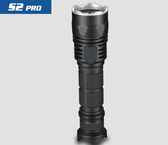 New SKILHUNT S2 PRO  HD or HI LED USB rechargeable tactical 1250 Lumens / 1100 Lumens flashlight