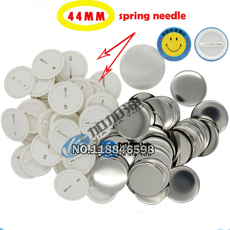 

44MM Badge Material Tinplate Badges Supplies Wholesale the Dutch Needle 100 Sets/Lot DIY