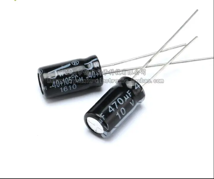 10V 220uf 470uf 1000UF 2200uF 3300UF 4700UF 20% DIP aluminum electrolytic capacitor