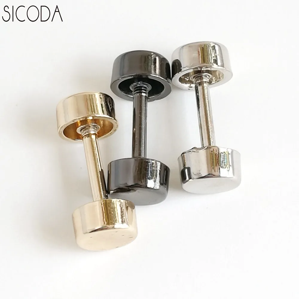 SICODA 2pcs DIY bag buckle wheel buckle for handbag handbag repair sewing metalware barbell buckle garment accessories