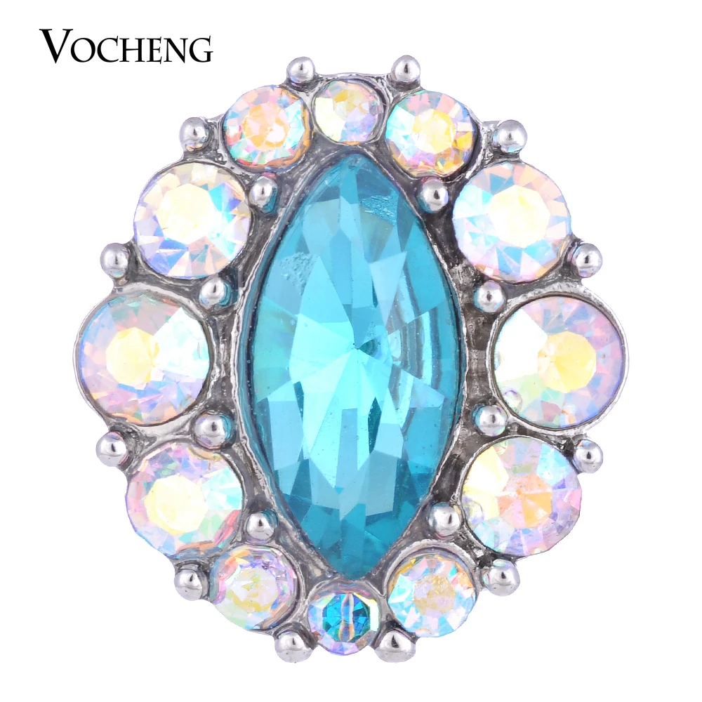 Vocheng Ginger Snap Jewelry 18mm Ritzy 3 Colors Crystal Charms Vn-1024