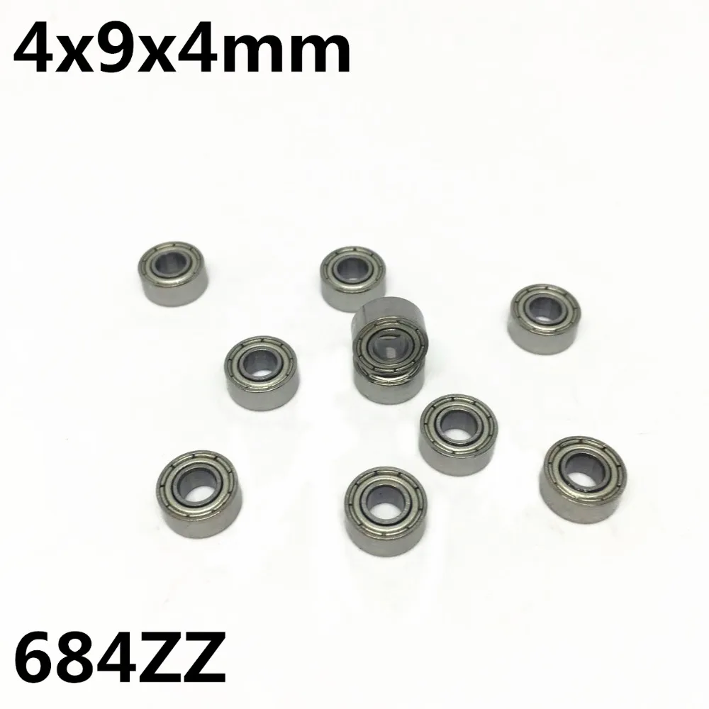 10 stks 684ZZ L-940ZZ 4x9x4mm Diepe groef kogellager Miniatuur lager Hoge kwaliteit High speed geavanceerde 684Z