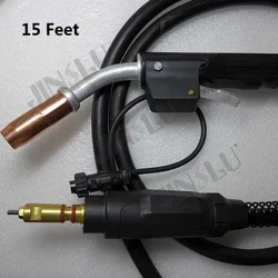 15 ft M25 169598 250 Amp Mig Torch Mig Welding Gun Torch Stinger Welder Parts Millermatic