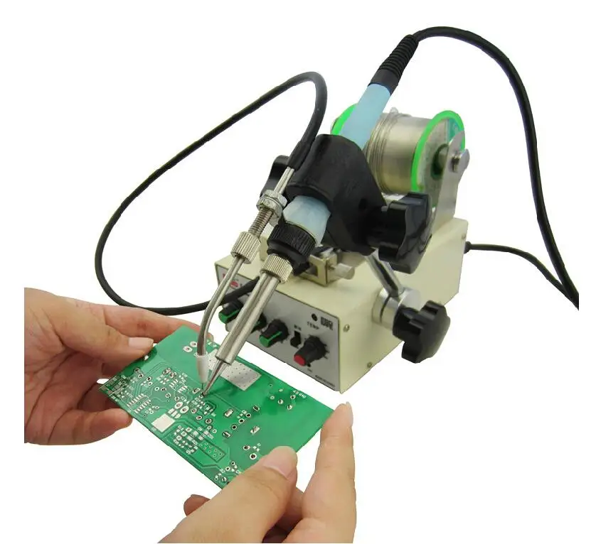 Automatic Soldering Iron Machine Tin Feeding Constant Temperature Soldering Iron Pedal Soldering Machine Fixed Type Iron