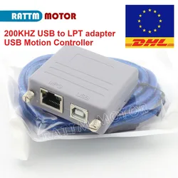 New 200KHZ RTM200 USB converter MOTION CONTROLLER USB to LPT adapter USB CNC controller for Mach3