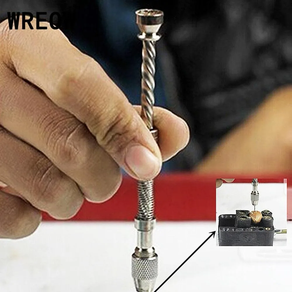 Hot Wood Spiral Hand Drill Spring Manual Wire Twisting Drilling Jewelry Craft Repair Tool Beading Walnut Hole Twist Drill