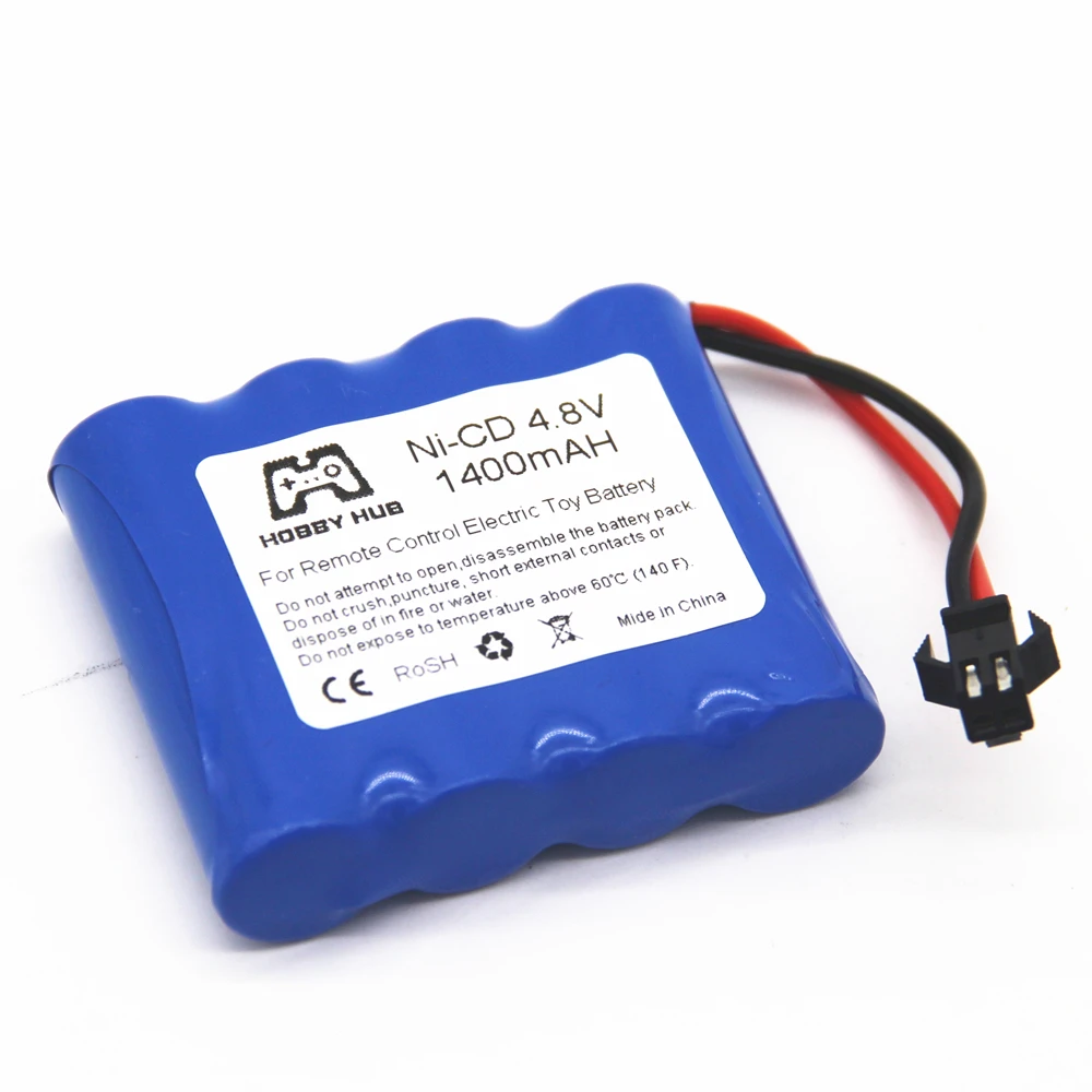 4.8 V 1400 Mah Ni-Cd Batteria Nicd Aa 4.8 V Batteria Ricaricabile Pack per Rc Auto 4.8 V barca Del Rc Giocattolo Batteria 4.8 V 1400 Ni-Cd Batteria