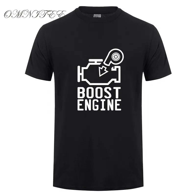 New Summer Men Tshirt Auto Boost Engine Casual Cotton Short Sleeve Funny automobile engine Men T Shirts High Quality OT-892