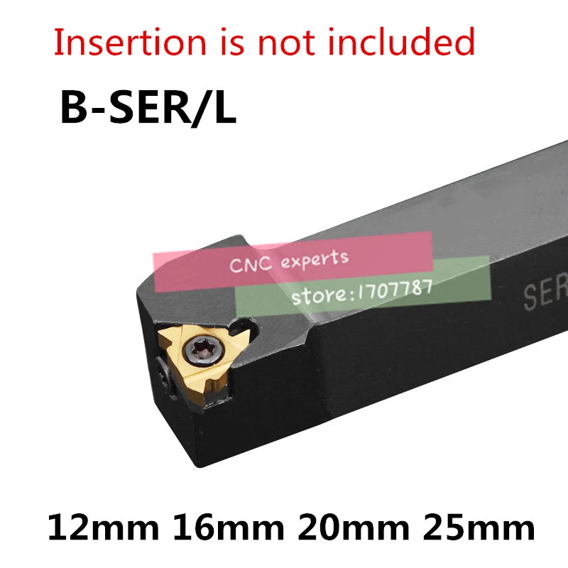 1PCS B-SER1212H16 B-SER1616H16 B-SER2020K16/L2525M16 B-SER B-SEL1212H16 CNC 나사 선반 공구 홀더
