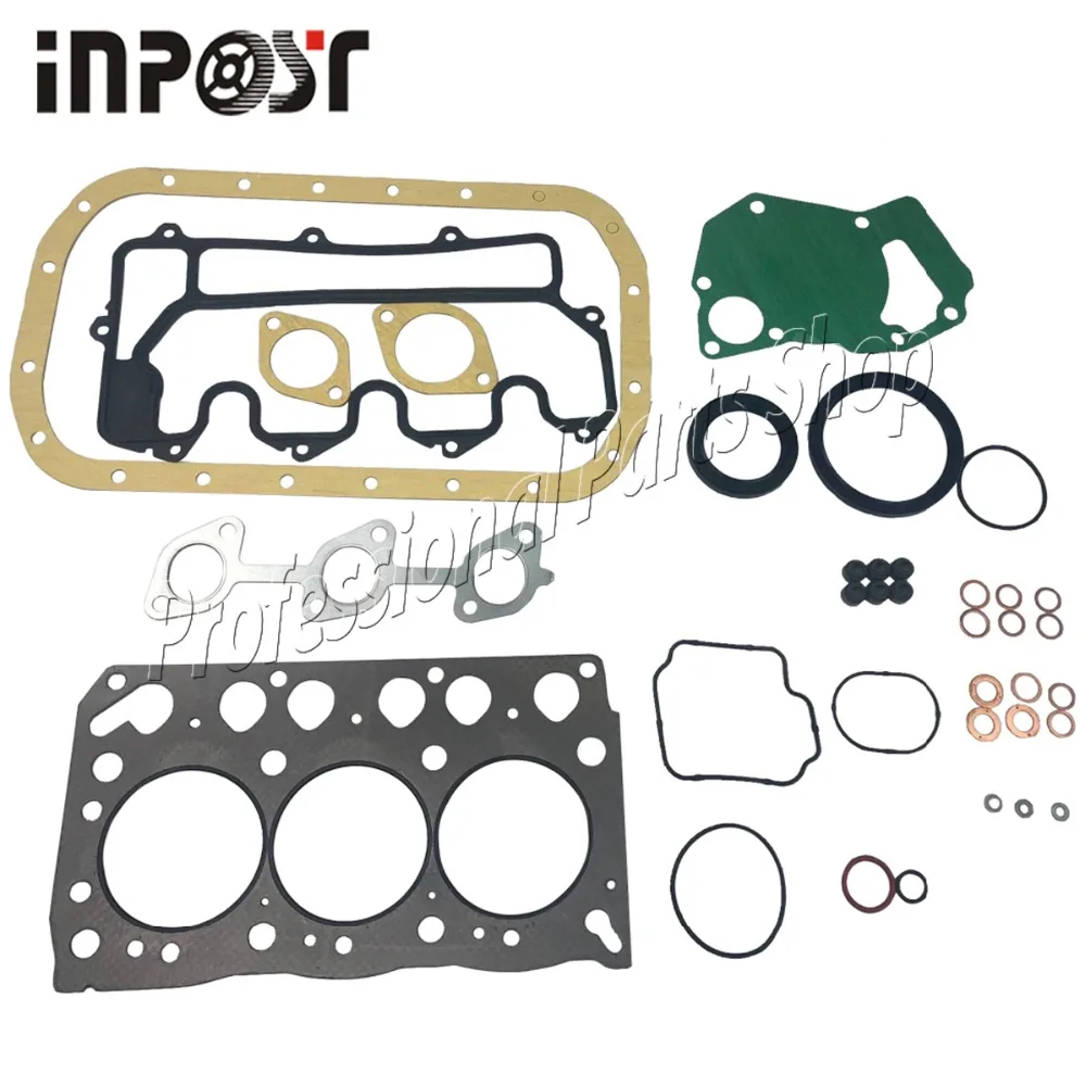 3LB1 Overhaul Full Gasket Kit With Cylinder Head Gasket For Isuzu Engine Hitachi Excavator 5-87814206-1 8-97043-933-2