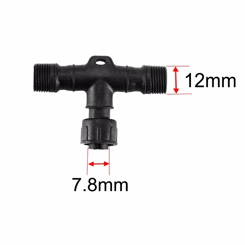 T Connection 2 PIN(Single Color Light)/4 PIN(RGB Color Light) Special Connector Port Waterproof Rating IP67 T joiner 5pcs/set