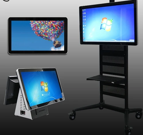 22, 32, 42, 55, 65 inch HD TFT lcd led TV panel Smart all in one pc touch screen digital signage kiosk