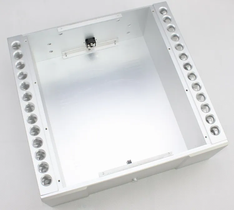 0058 WA66 Aluminum enclosure Preamp chassis Power amplifier case/box size 410*430*150mm