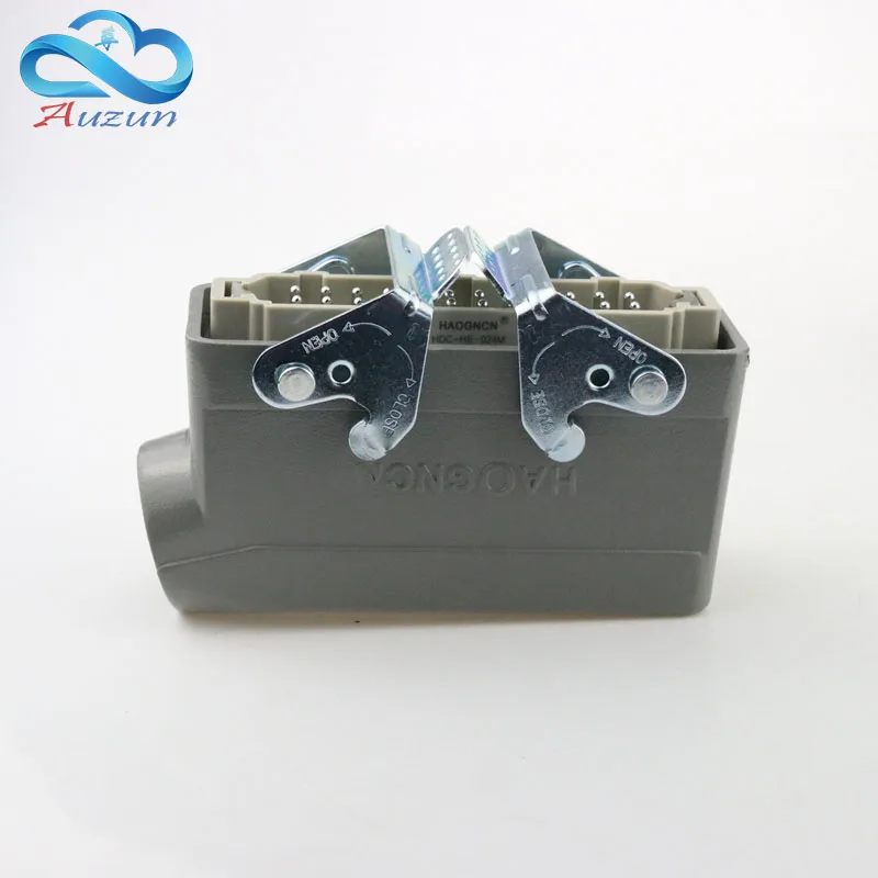 Heavy-duty connector H24B - HE - 024-1 with cover 24 core base line measure double current 16 a voltage 500 v