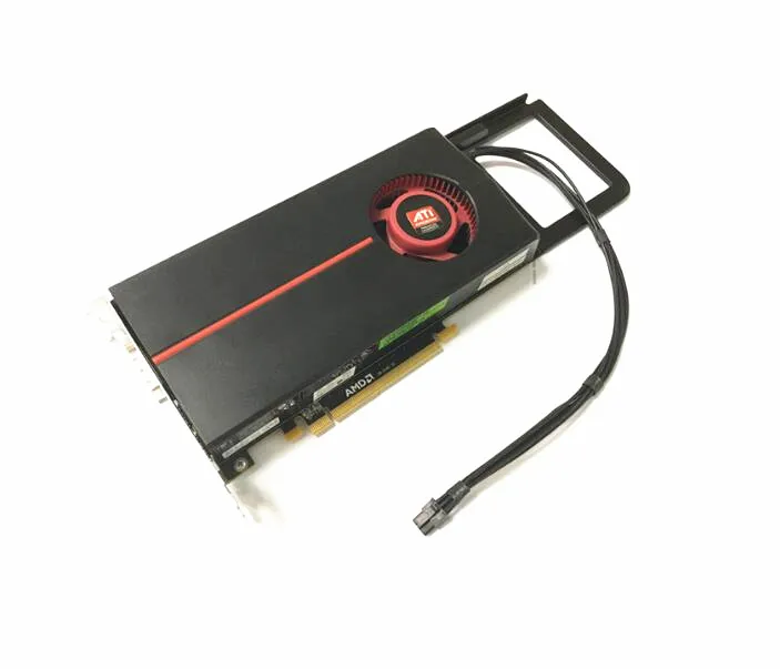 Orginal For MacPro Apple ATI Radeon HD 5770 HD5770 1GB Graphics Card for Mac Pro 2008-2012 /3.1-5.1 with  6pin cable