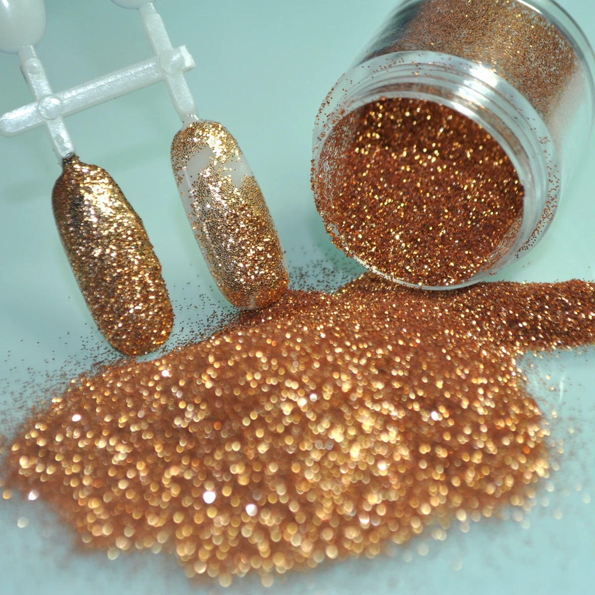 5.5g Sparkly Red Gold Glitter Nail Art Decorated Acrylic Glitter Sequins Powder Shimmer Pure Color N63