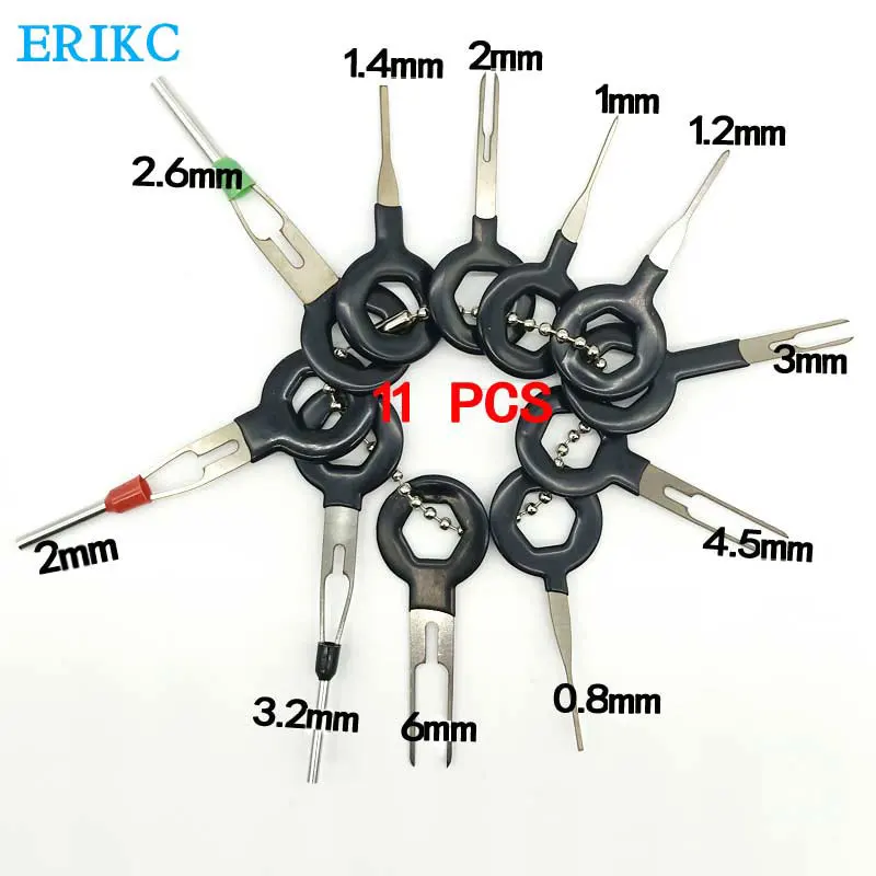 

3pcs,11pcs Auto Car Plug Circuit Board Wire Harness Terminal Extraction Disassembled Crimp Pin Back Needle Remove Tool Kit