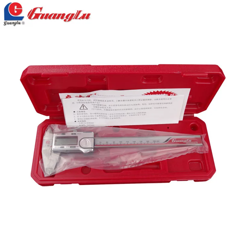 GUANGLU Absolute Digital Caliper 0-150/200/300mm Stainless Steel Electronic Measurement Instruments Vernier Caliper Measure Tool