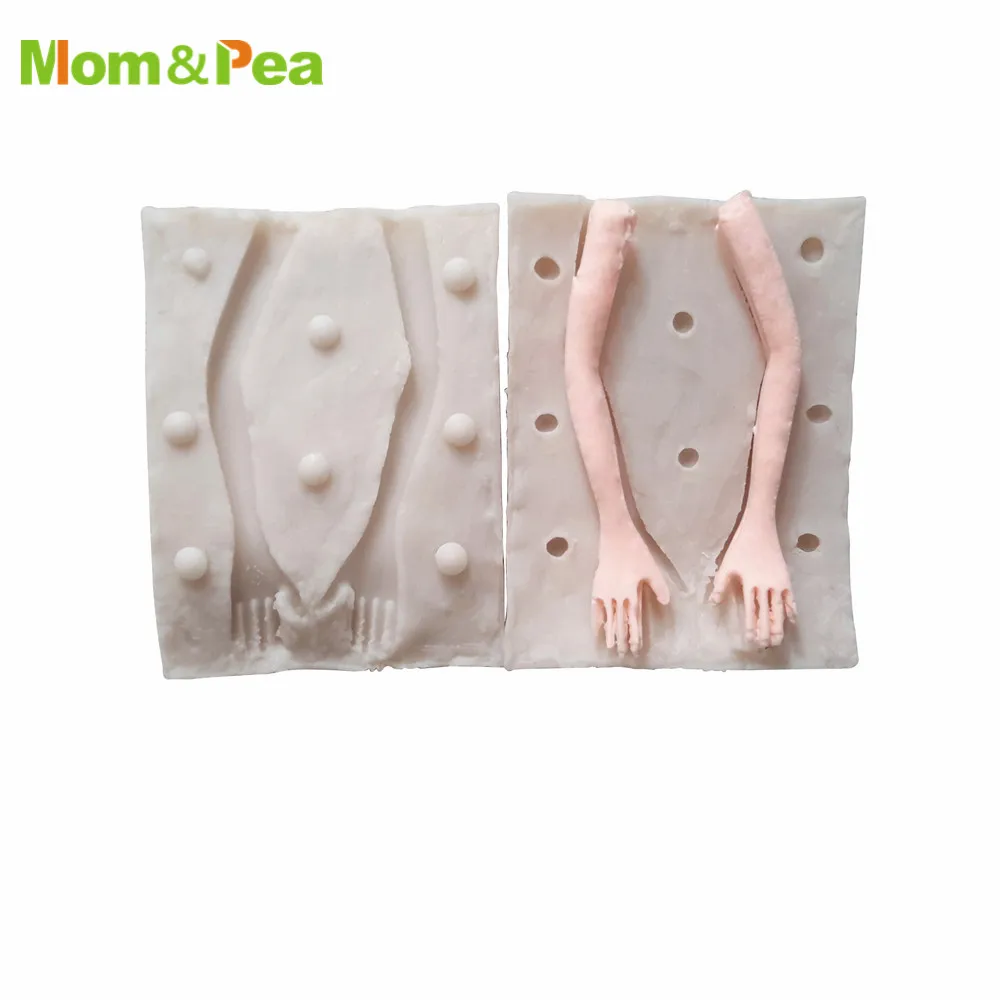 

Mom&Pea MPA0775 Arm Shaped Silicone Mold Cake Decoration Fondant Cake 3D Mold Food Grade