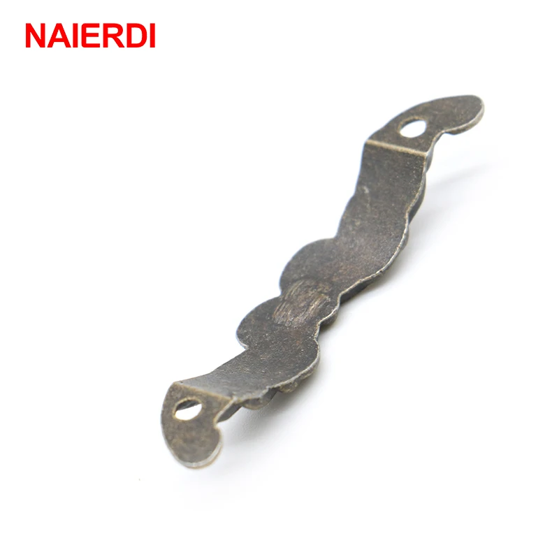 NAIERDI-tiradores de bronce para cajón, perillas de joyero antiguo para puerta de armario, herrajes para muebles de madera, 20 Uds.