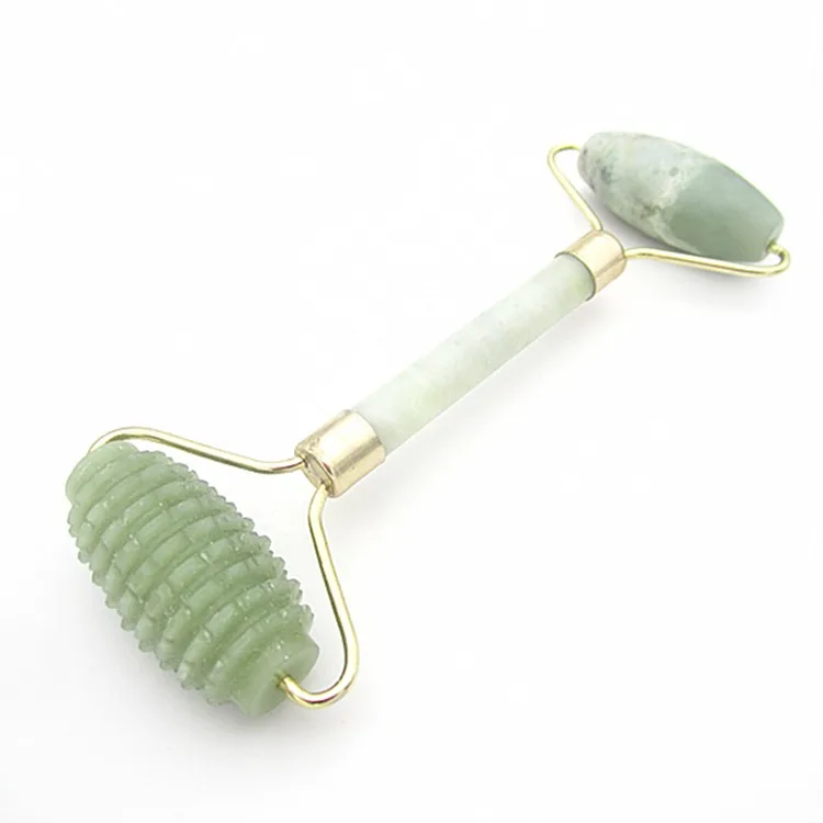 

Face Natural Jade Roller Trigger Point Dual-head Massage V Slimming Acupoint Rolling Brush Health Care Tool Body Therapy