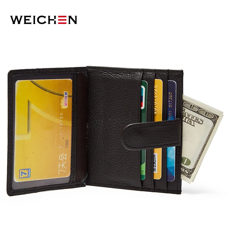 

Men Genuine leather Card Holder small cow leather Credit Card Wallet Fashion brand Men Wallets Credit Card Holders
