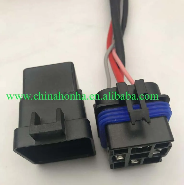 

High Quality 4 pin Automobile relay 12v 40A with plug and 12cm wire harness automobile modification car relay waterproof