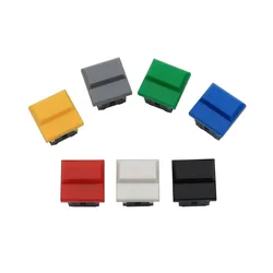10Pcs PB86-B0 Large Cap 4Pin Momentary SPDT PCB Mount Square Stage Control Push Button Switch