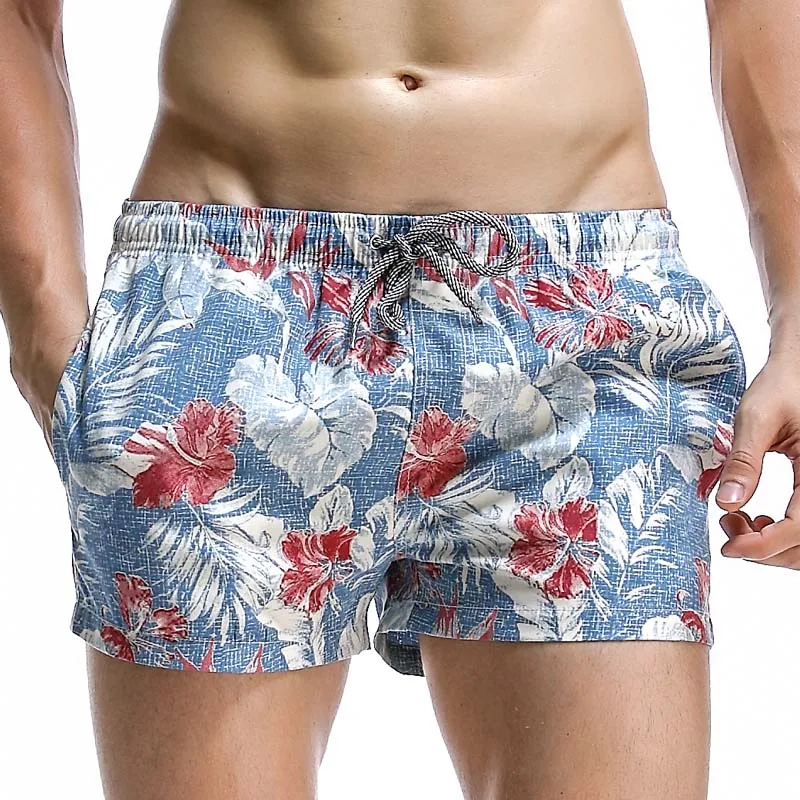 New Bermudas Men Beach Shorts Boardshorts Beach Trunks Swimwear Man Swimsuit Sea Bathing Shorts Beachwear Seobean Brand Clothing