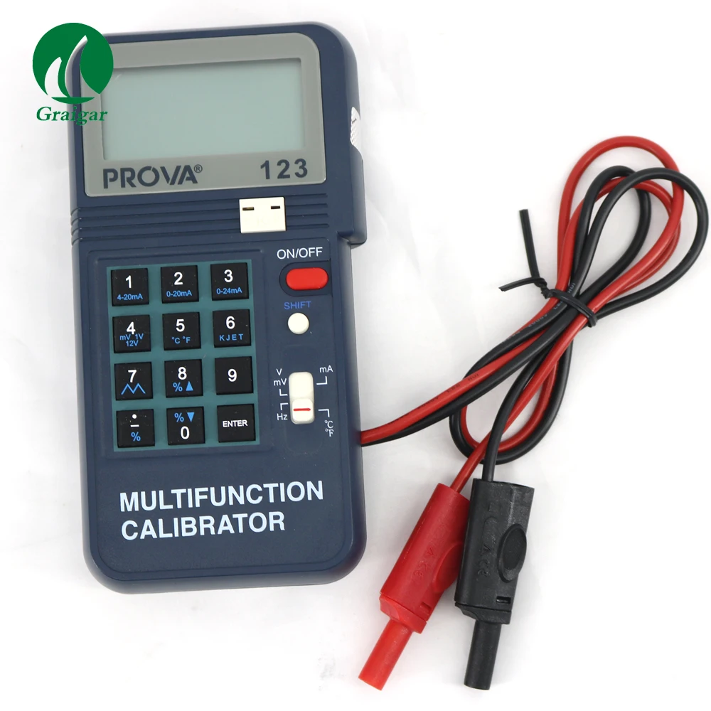 New PROVA123 Process Calibrator Thermocouple 0-100mV with 10 m V Resolution PROVA-123 K, J, E, T TYPE Frequency 2 - 50mHz