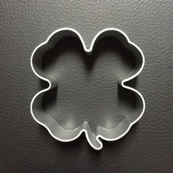 New aluminium alloy Four Leaf Clover shape cookie cutter cake mold