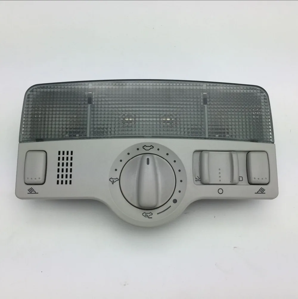 for VW Passat B5 Golf 4 Jetta MK4 Bora Gray Dome Light and Sunroof Switch Skylight Knob Reading Lamp 1J0 947 105/1J0 959 613 G