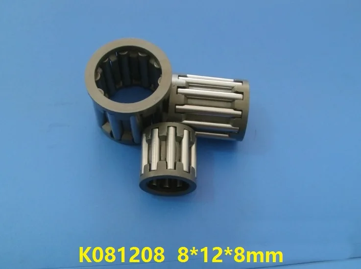 

100pcs K081208 K08X12X08 radial needle roller and cage assemblies 8x12x8mm needle roller bearing