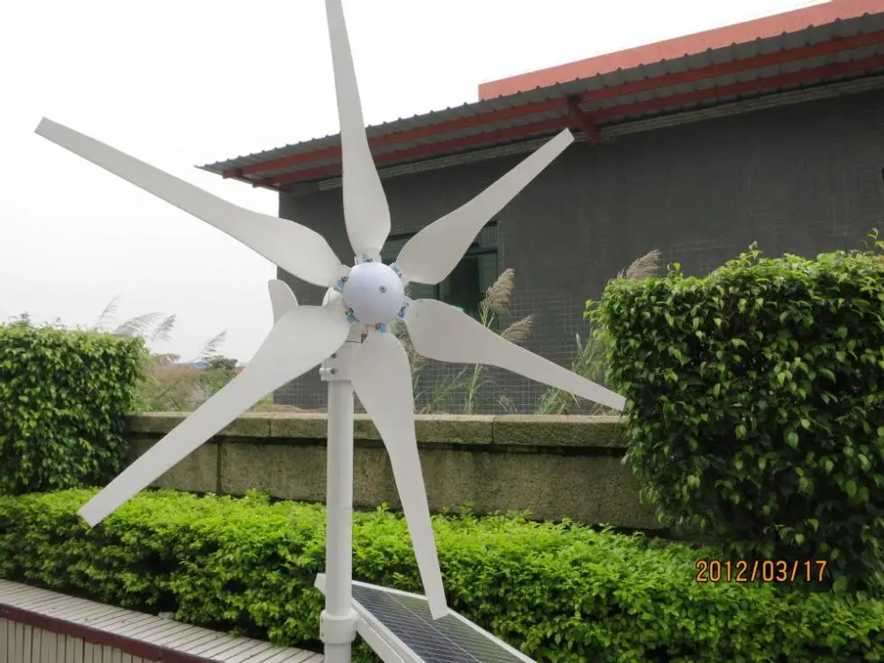 

300w Wind Generator DC 12V/24V 6 blades wind turbine generator windmill full power,high quality,CE,ROHS,ISO9001