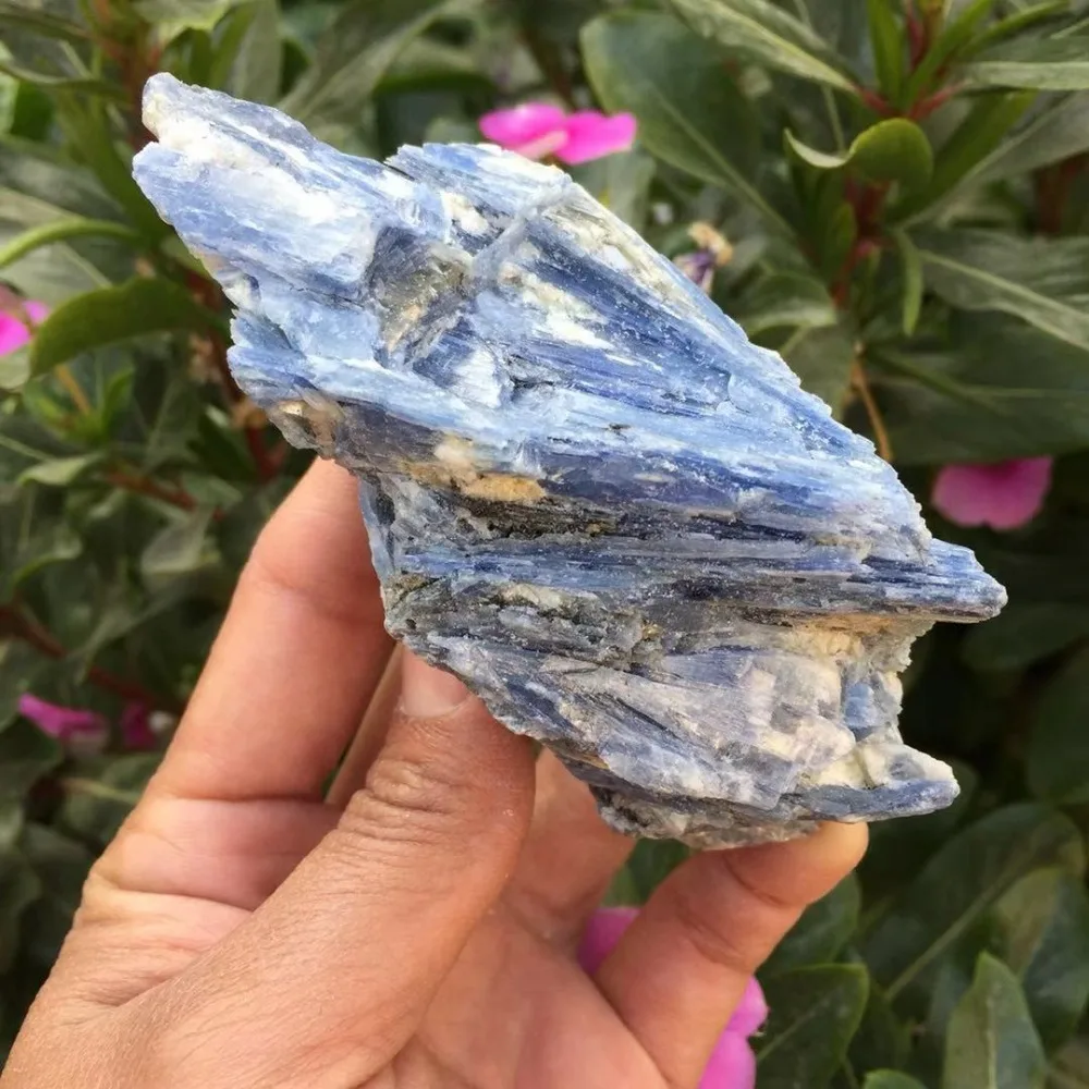 200g Rare Drop Shipping Natural Raw Natural Blue Kyanite Quartz Mineral Meditation Reiki Healing Raw Mineral Crystal Specimen