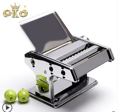 Household small manual stainless steel pasta machine machine rolling dumpling wonton noodle press mechanism of machine