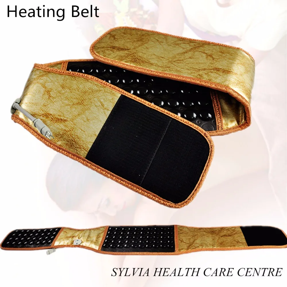 Health care pain relief tourmaline heating belt neck electric heating waist support belt heating germanium massage waist belt