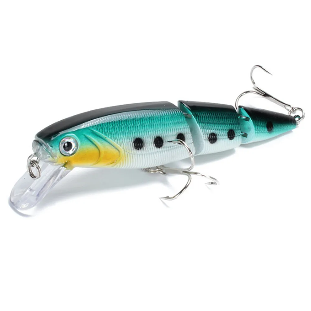 1pcs Minnow Fishing Lure 10.5cm 14.7g Jointed Sections Bait Sea Bass Quality Plastic Hard Bait Pike Jerkbait Pesca Carp Fishing