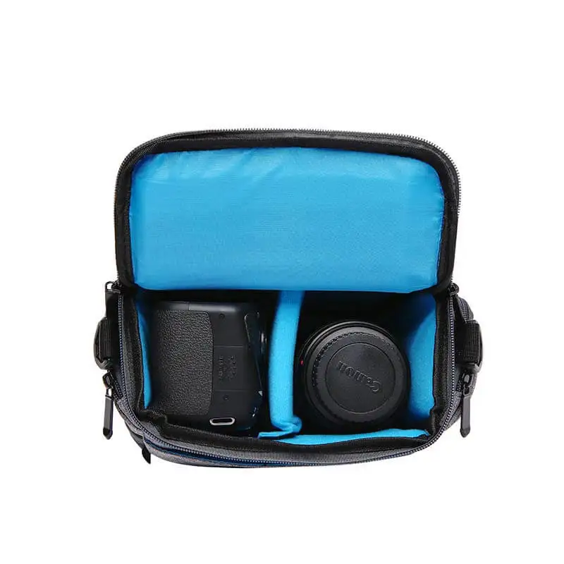 حقيبة حمل كتف مبطنة خفيفة الوزن سميكة ، حافظة مقاومة للماء ، واقي صور ، كانون ، نيكون ، بنتاكس ، أولمبوس ، فوجي ، بانسونيك ل