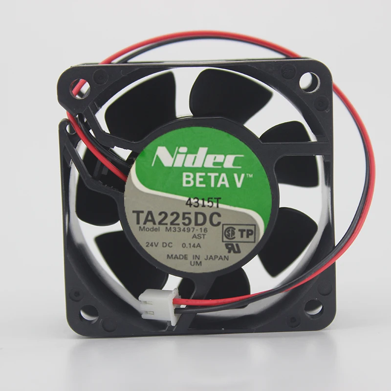 

TA225DC M33497-16 original 24V 0.14A 60 * 60 * 25 fan