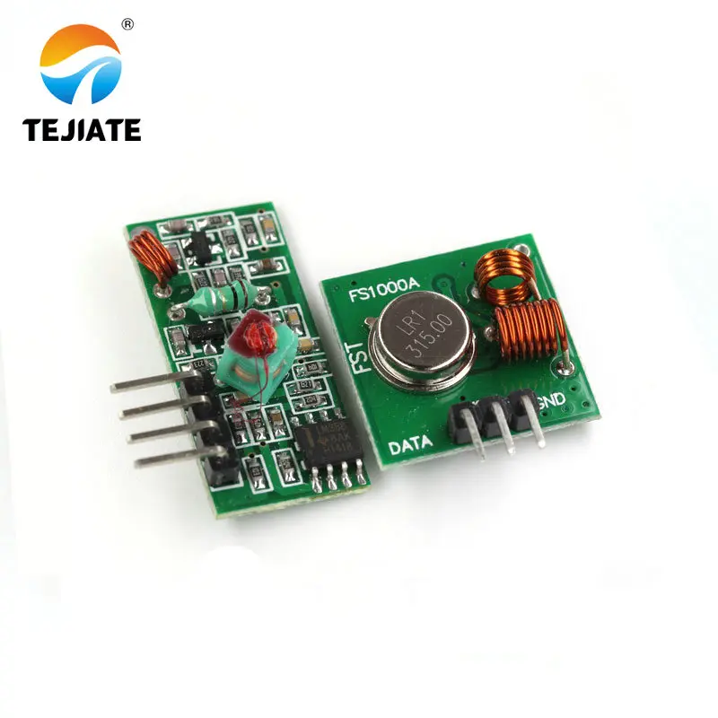 1pair 315MHZ RF Transmitter And Receiver 315M Link Kit For Arduino ARM MCU DC 5V External Antenna AM Mode VCC Voltage Module