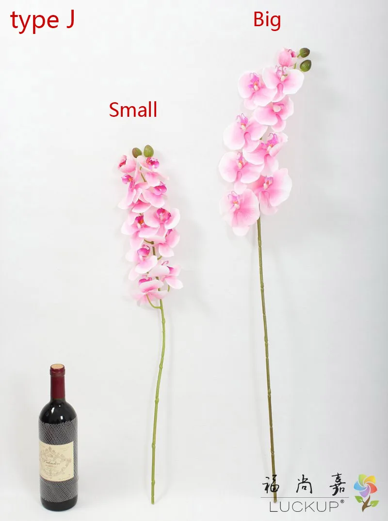 1 Stem Real Touch Latex Artificial Moth Orchid Butterfly Orchid Flower for new House Home Wedding Festival Decoration F472