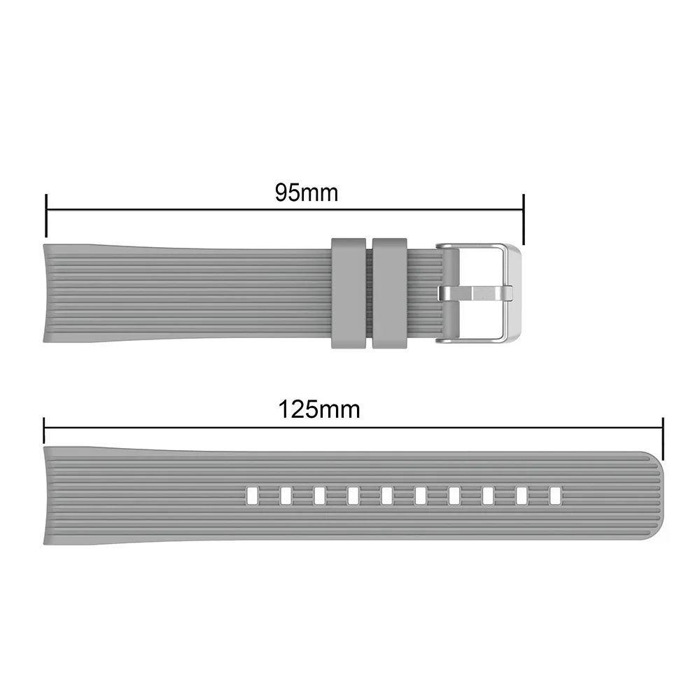 حزام من السيليكون لساعة سامسونج جالاكسي ، سوار كلاسيكي ، جير S2 ، ساعة جالاكسي 3 ، 41 مللي متر ، 20 مللي متر ، 42 مللي متر