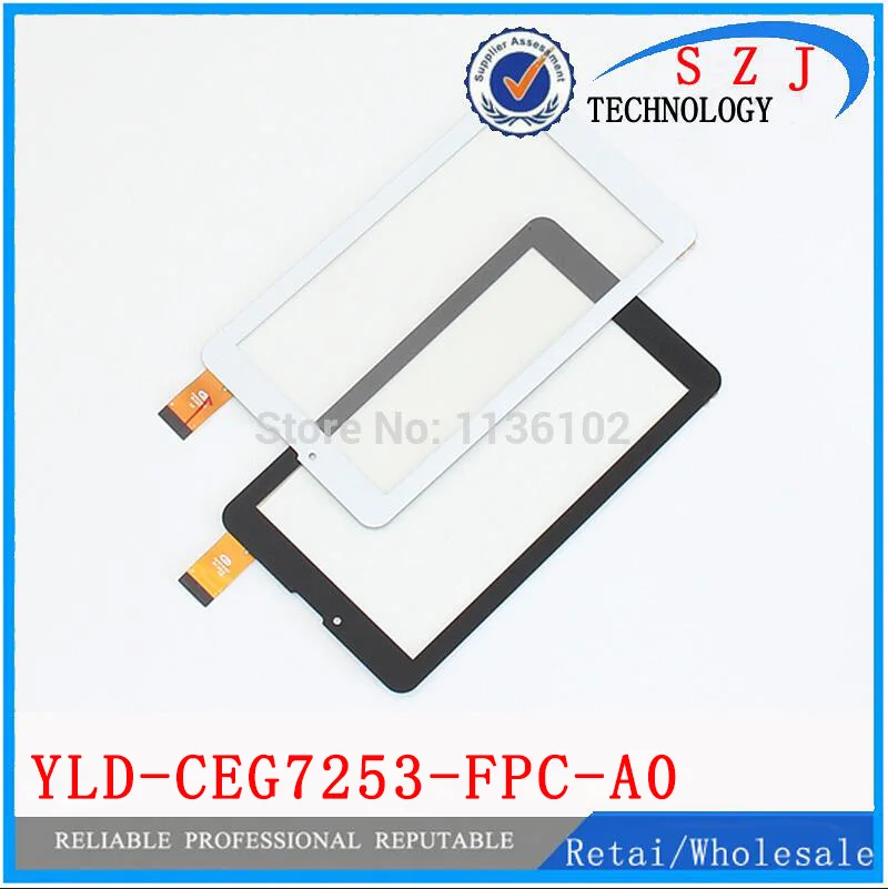 

New 7" inch YLD-CEG7253-FPC-AO HXS touch screen panel Digitizer Glass Sensor YLD-CEG7253-FPC-A0 replacement Free Ship 10pcs